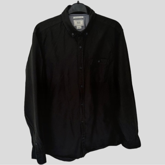 F&f Black shirt size M Oxford style - Picture 2 of 9